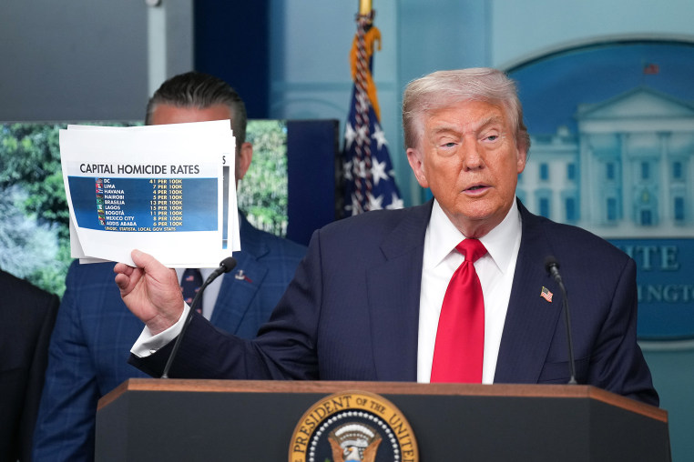 President Trump Holds Press Conference At The White House