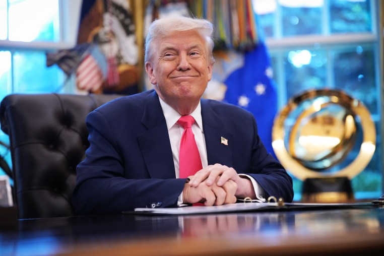 President Trump Delivers Remarks From The Oval Office