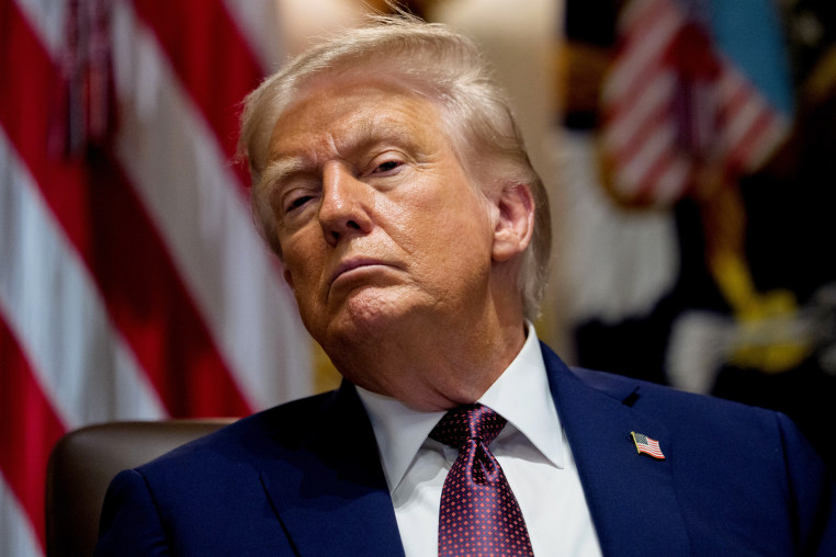 President Donald Trump during a Cabinet meeting at the White House on Aug. 26, 2025.