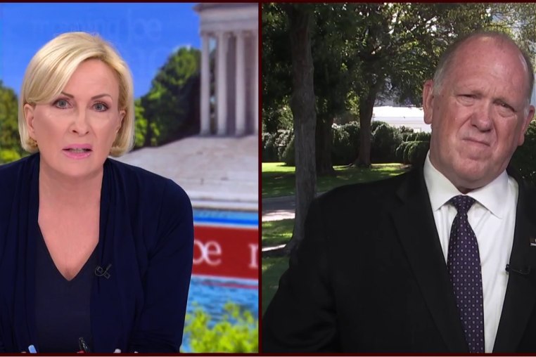 Mika Brzezinski and Tom Homan
