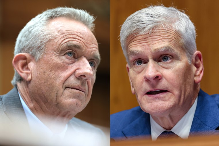 Secretary of Health and Human Services Robert F. Kennedy Jr. and Senator Bill Cassidy (R-LA).