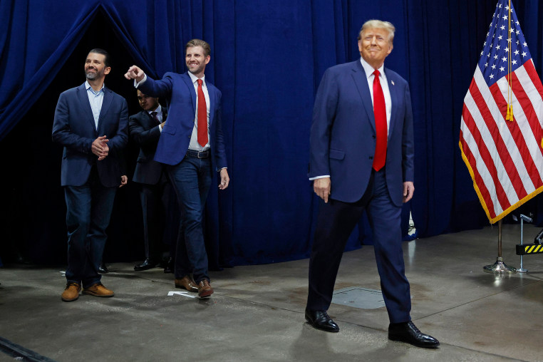 Former President Trump Holds Iowa Caucus Night Event In Des Moines