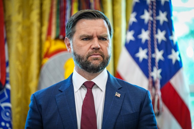 Vice President JD Vance in the Oval Office of the White House, on Aug. 25, 2025.