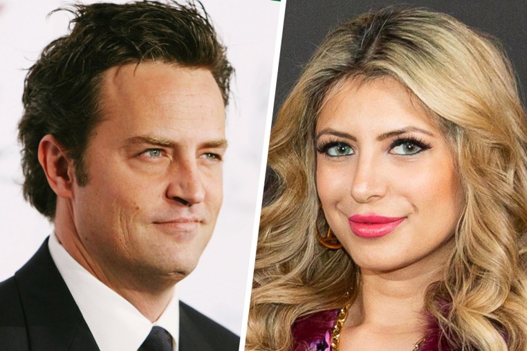 A side by side of Matthew Perry and Jasveen Sangha.