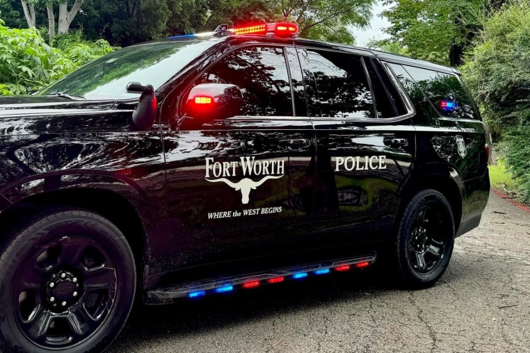 A Fort Worth, Texas, police vehicle.