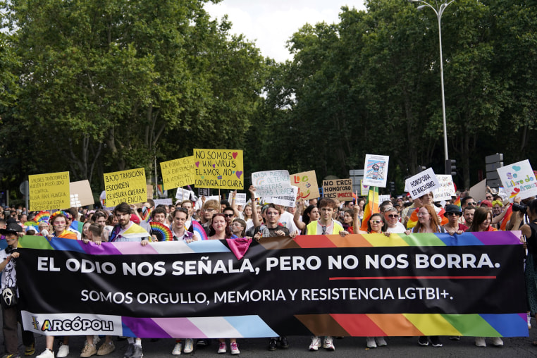 Annual LGBT Pride Parade in Madrid