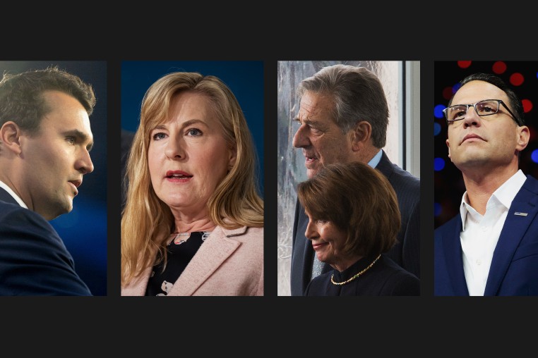 Charlie Kirke; Melissa Hortman; Paul and Nancy Pelosi; Josh Shapiro