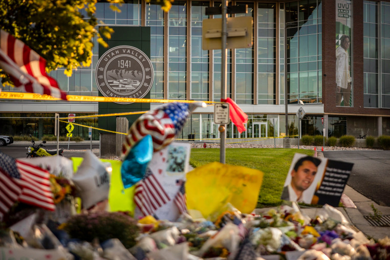 Charlie Kirk memorial.