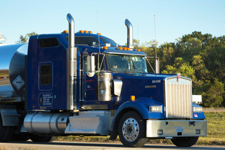 Tanker Truck in Louisiana, USA