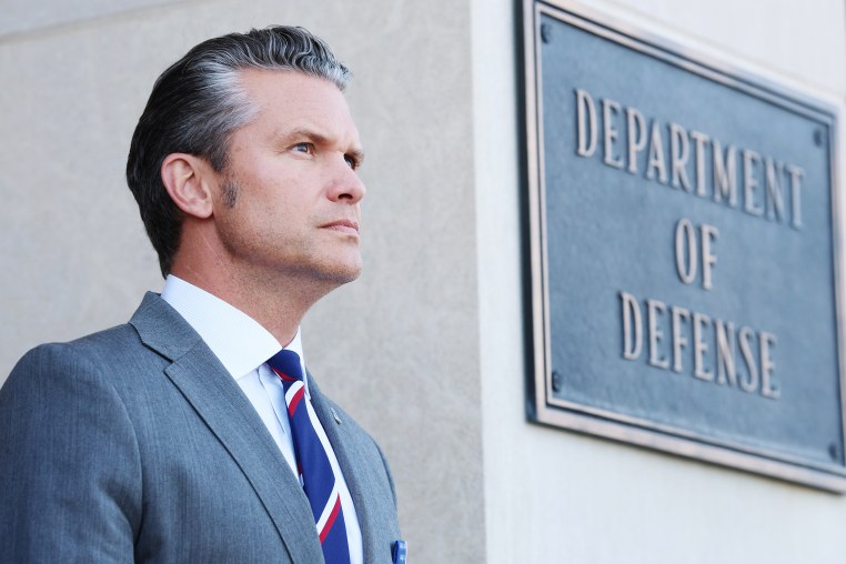 Pete Hegseth at the Pentagon