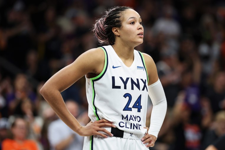 Napheesa Collier on the court