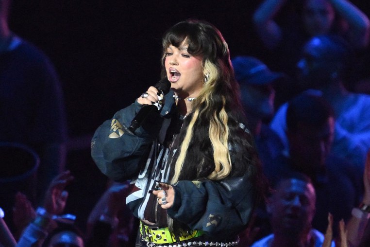 Lola Young performs on stage during the MTV Video Music Awards 
