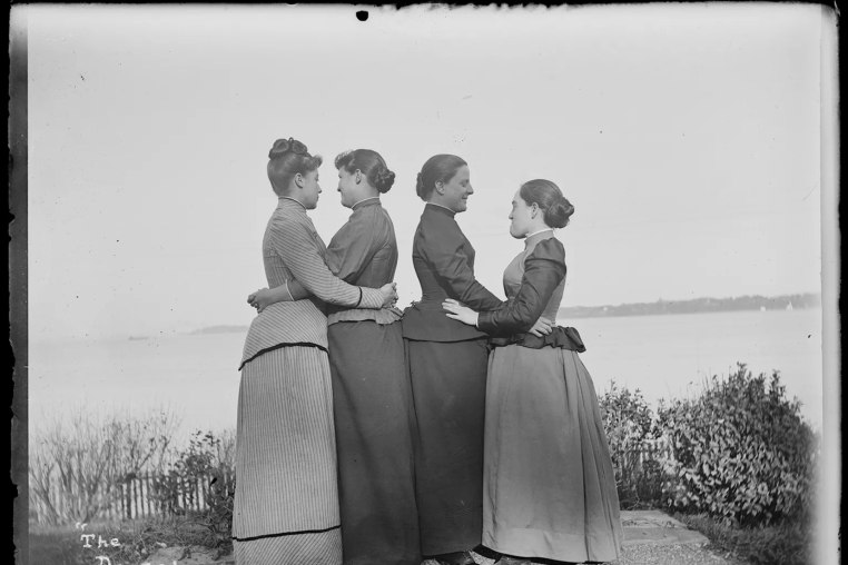 E. Alice Austen, The Darned Club, October 29, 1891.