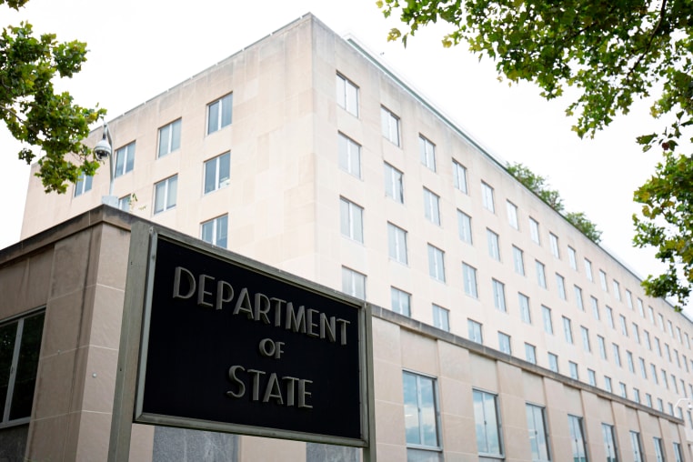 The US Department of State building.