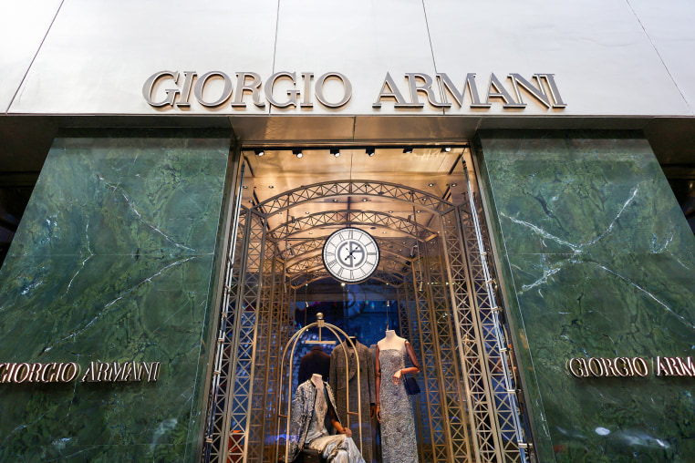 A Giorgio Armani store.