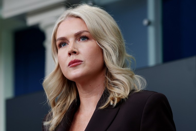 White House Press Secretary Karoline Leavitt.