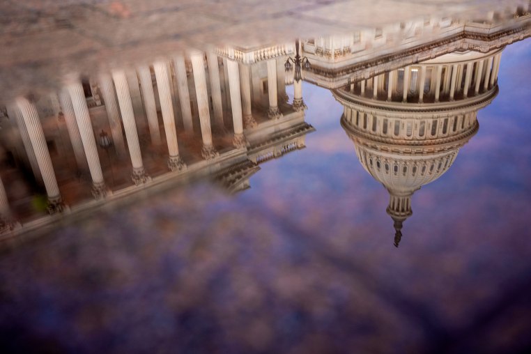 The Dome of the U.S. Capitol.