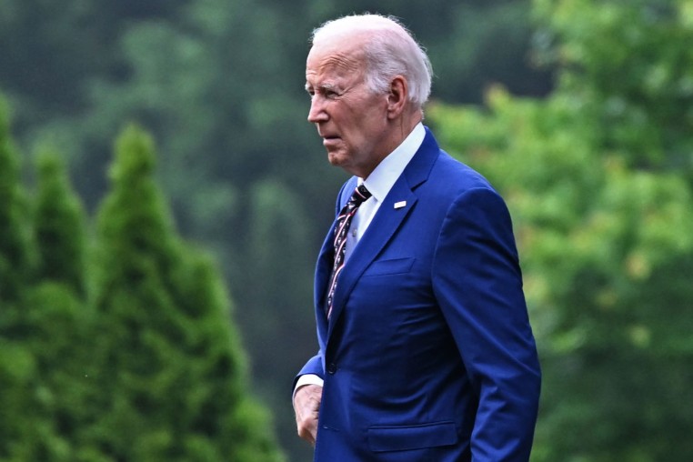 Former President Joe Biden in Wilmington, Del., on May 30, 2025.