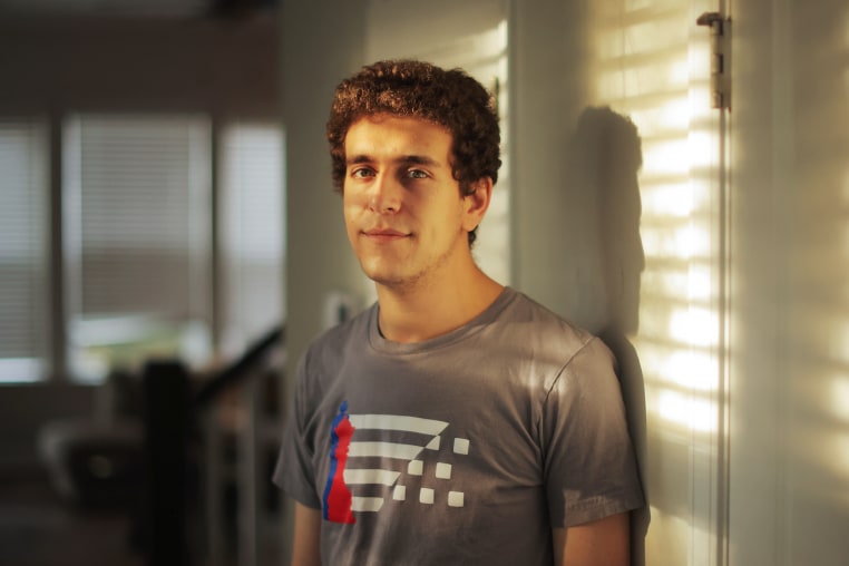 Daniel Naroditsky at home in Charlotte, N.C., June 8, 2022. (Travis Dove/The New York Times)