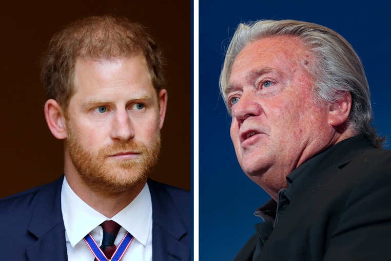 Prince Harry, Duke of Sussex ; Steve Bannon, former Trump White House senior advisor.