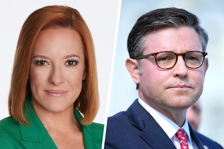  Jen Psaki; Mike Johnson.