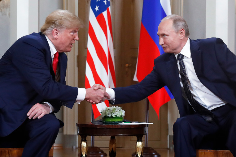 U.S. President Donald Trump and Russian President Vladimir Putin.