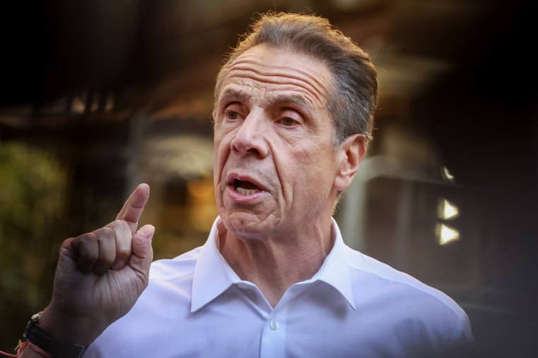 Andrew Cuomo, New York City mayoral candidate, during a campaign event in New York, on Oct. 23, 2025.