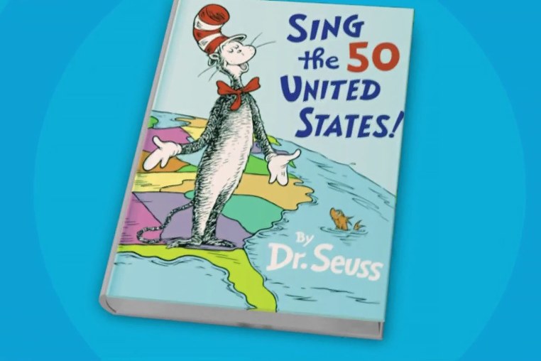 "Sing the 50 United States" by Dr. Seuss.