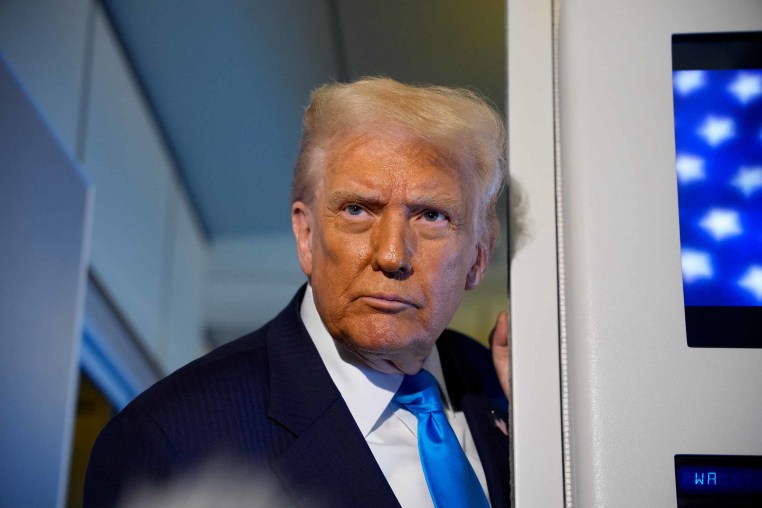 President Trump Departs Japan For Korea During Asia Trip