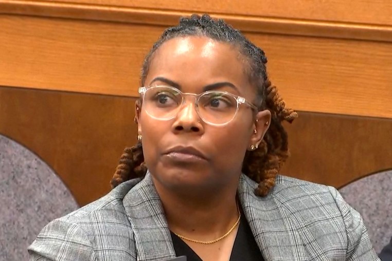 Ebony Parker, former Vice Principal of Richneck Elementary, appears in court on October 28.