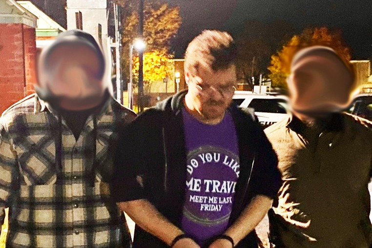 The arrest of Anthony Lennon in New York state.