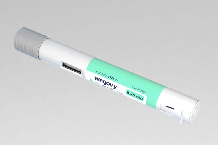 Wegovy, a GLP-1 weight loss injectable. 