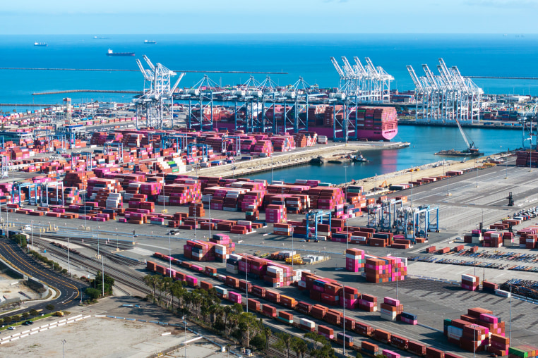 Port Of Los Angeles Bustles With Cargos