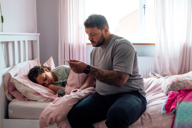 Father Looking After His Daughter