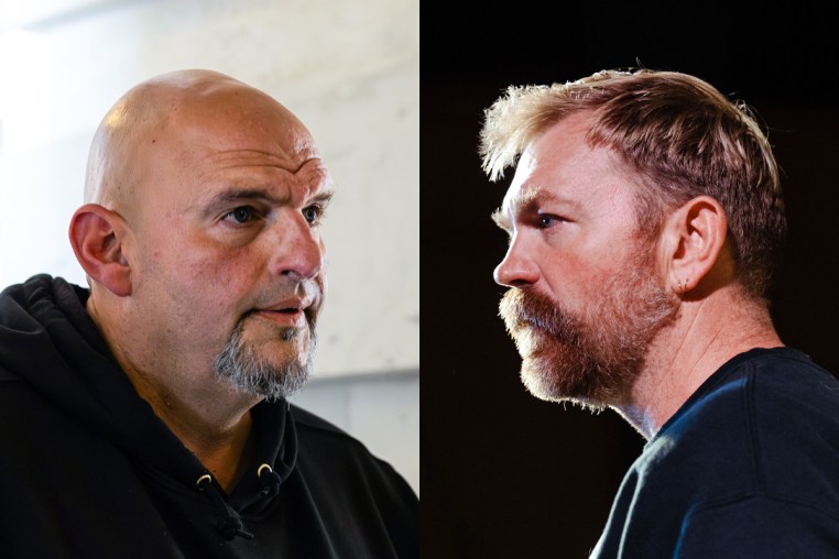 Sen., John Fetterman, D-Pa.; Maine Democratic Senate candidate Graham Platner.