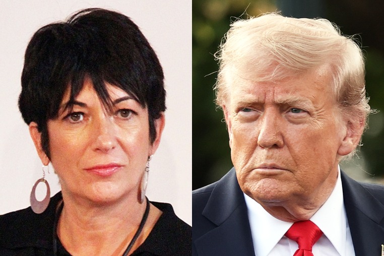 Ghislaine Maxwell; Donald Trump.