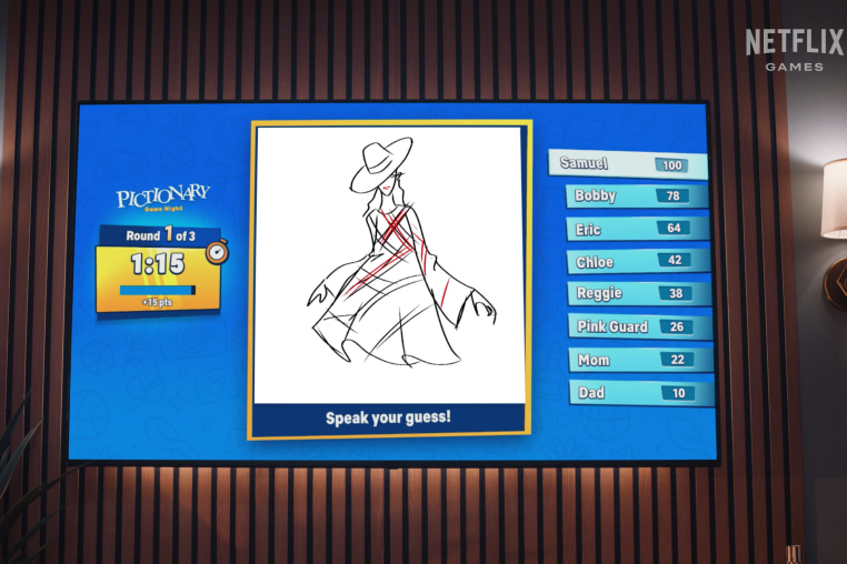 Pictionary on Netflix Games.