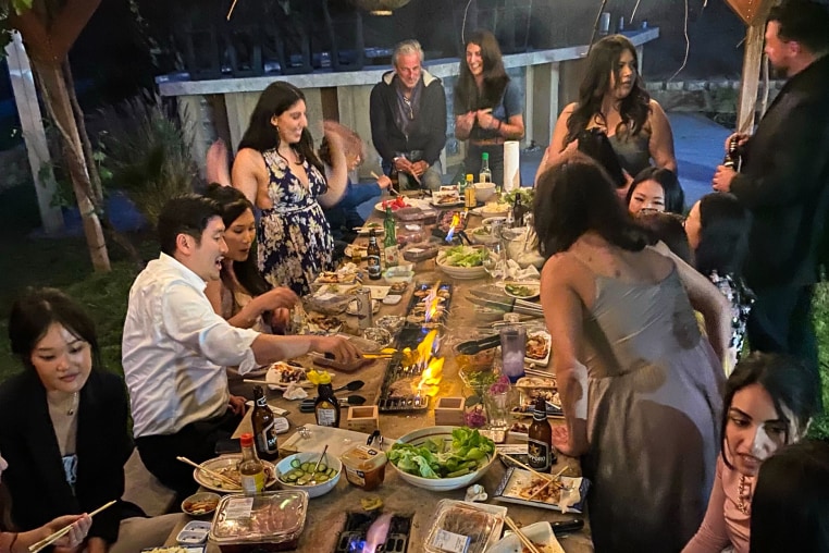 Before the fire, Thanksgiving Day festivities with Freddy Sayegh’s large extended family could number anywhere between 50 and 60 people all in one house. This year, the family is splitting up for the time because many relatives were displaced by the Eaton Fire.