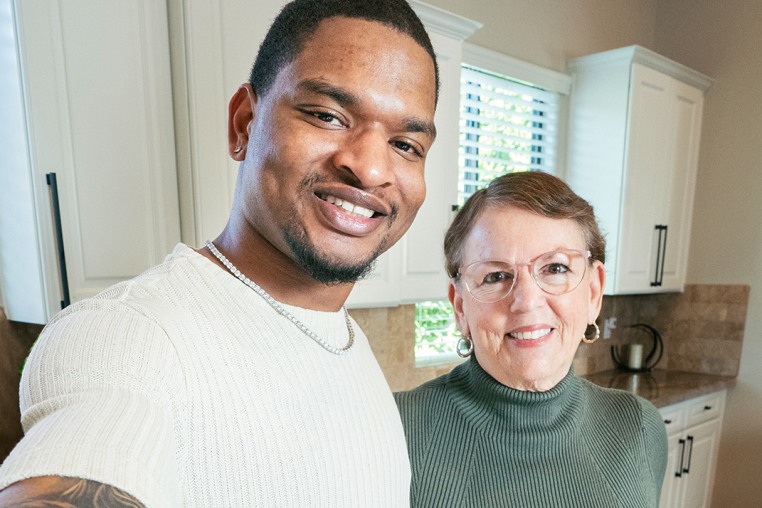 Jamal Hinton and Wendy Dench are spending their 10th Thanksgiving together.