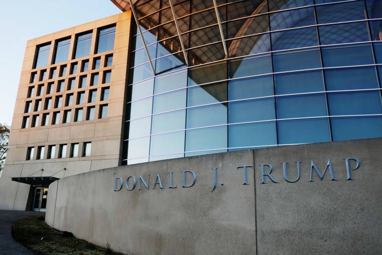 Image: President Donald Trumps Name Added To The US Institute of Peace Building