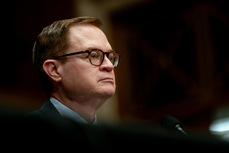 James O'Neill during a Senate Health, Education, Labor, and Pensions Committee confirmation hearing on Thursday, May 8. 