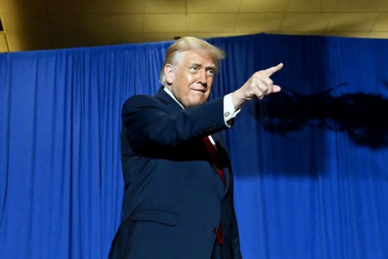 President Trump delivers remarks on the economy at Mount Airy Casino Resort in Mount Pocono, Penn. on Tuesday, Dec. 9.
