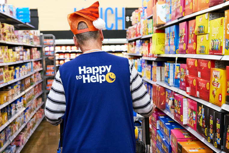 Shoppers At A Walmart On Black Friday