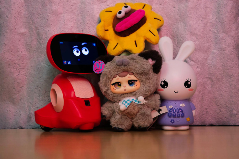 AI toys: Miko 3, FoloToy Sunflower, Alilo Smart AI Bunny and Miriat Miiloo.
