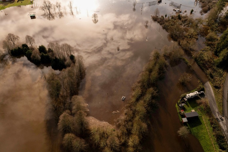 Atmospheric river brings rain and flooding to the Pacific Northwest