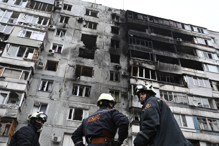 Russian drone hits apartment block in Zaporizhzhia