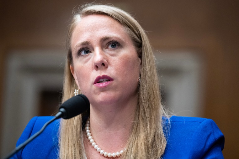 Andrea Lucas, member of the Equal Employment Opportunity Commission, at her confirmation hearing in Dirksen building on Wednesday, June 18, 2025. 