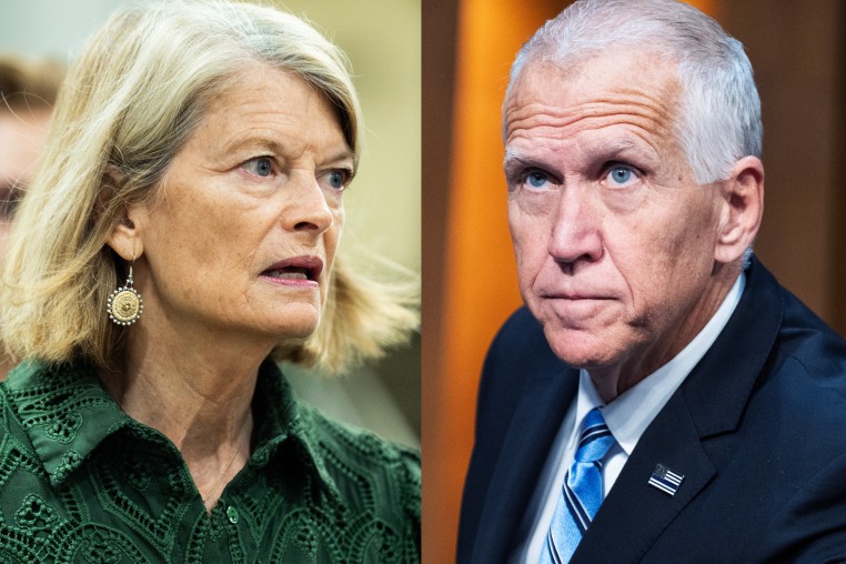 Sen. Lisa Murkowski (R-AK) and Sen. Thom Tillis (R-NC).