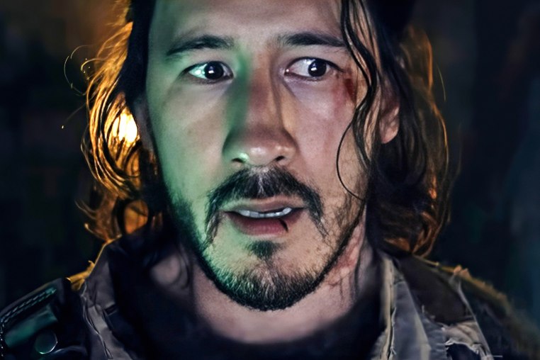 Mark Fischbach makes a worries facial expression