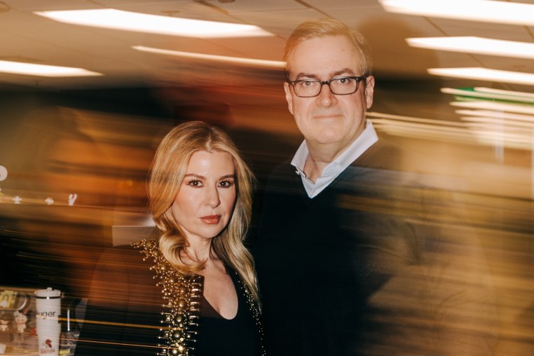 Leigh Anne Clark, left, and Dave Clark stand for a portrait